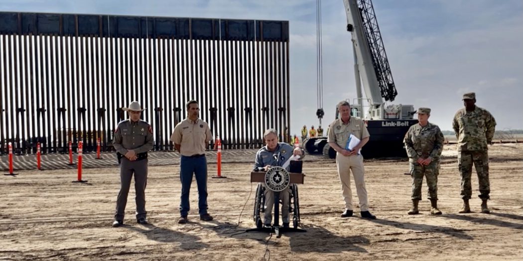 Governor Abbott Debuts Texas Border Wall In Rio Grande City – Soldier ...