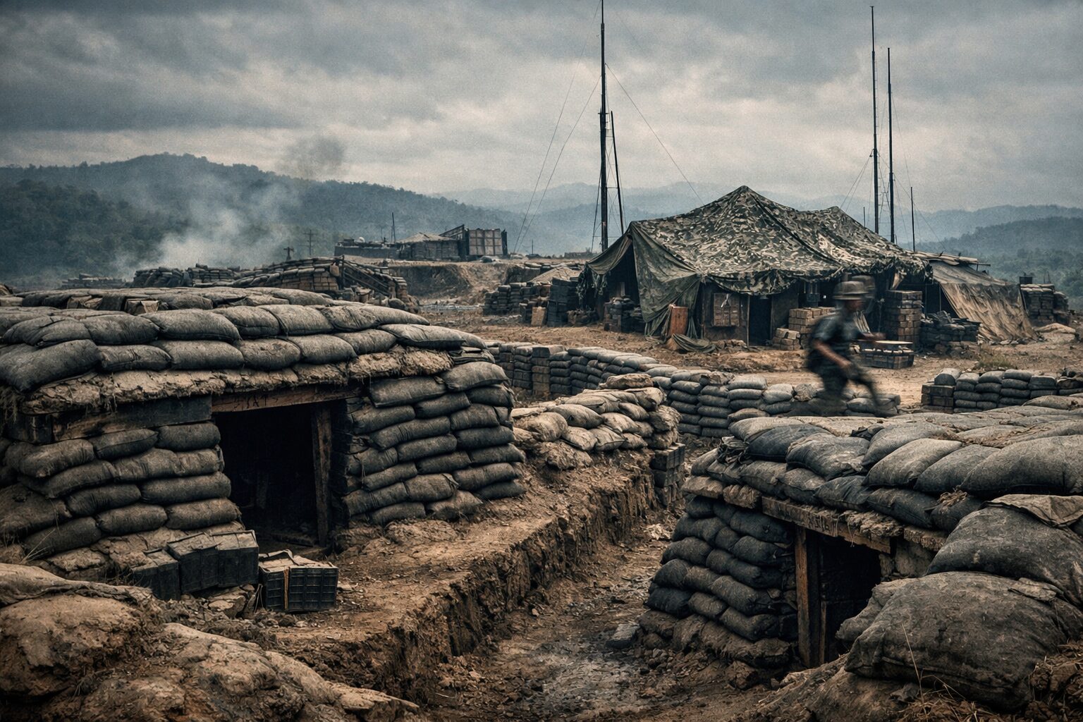 Enemy Sappers Overran Fire Support Base Mary Ann in Vietnam